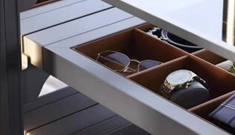 Guangzhou Bailong Leather Co., Ltd .—— Combination of leather and aluminum art